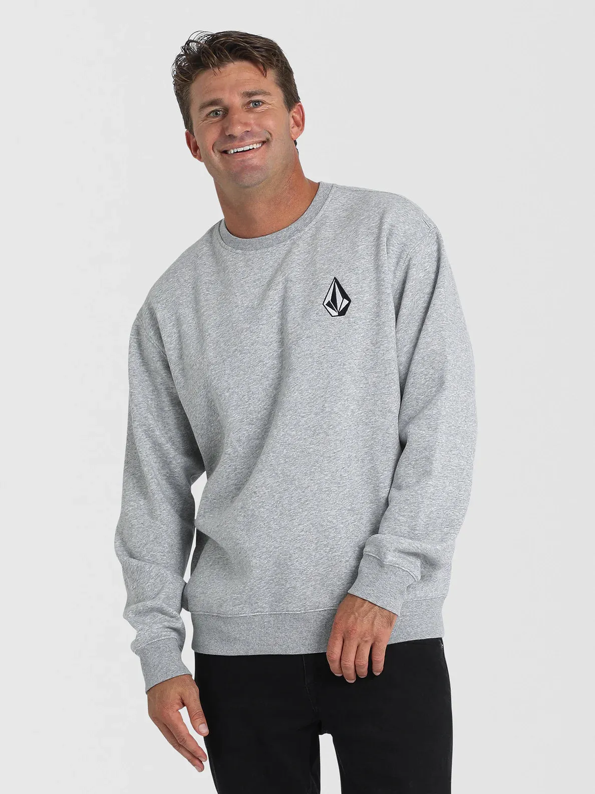 Volcom Vologo Crew - Heather Grey