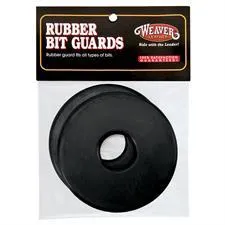 Weaver Red and Black Rubber Bit Guards
