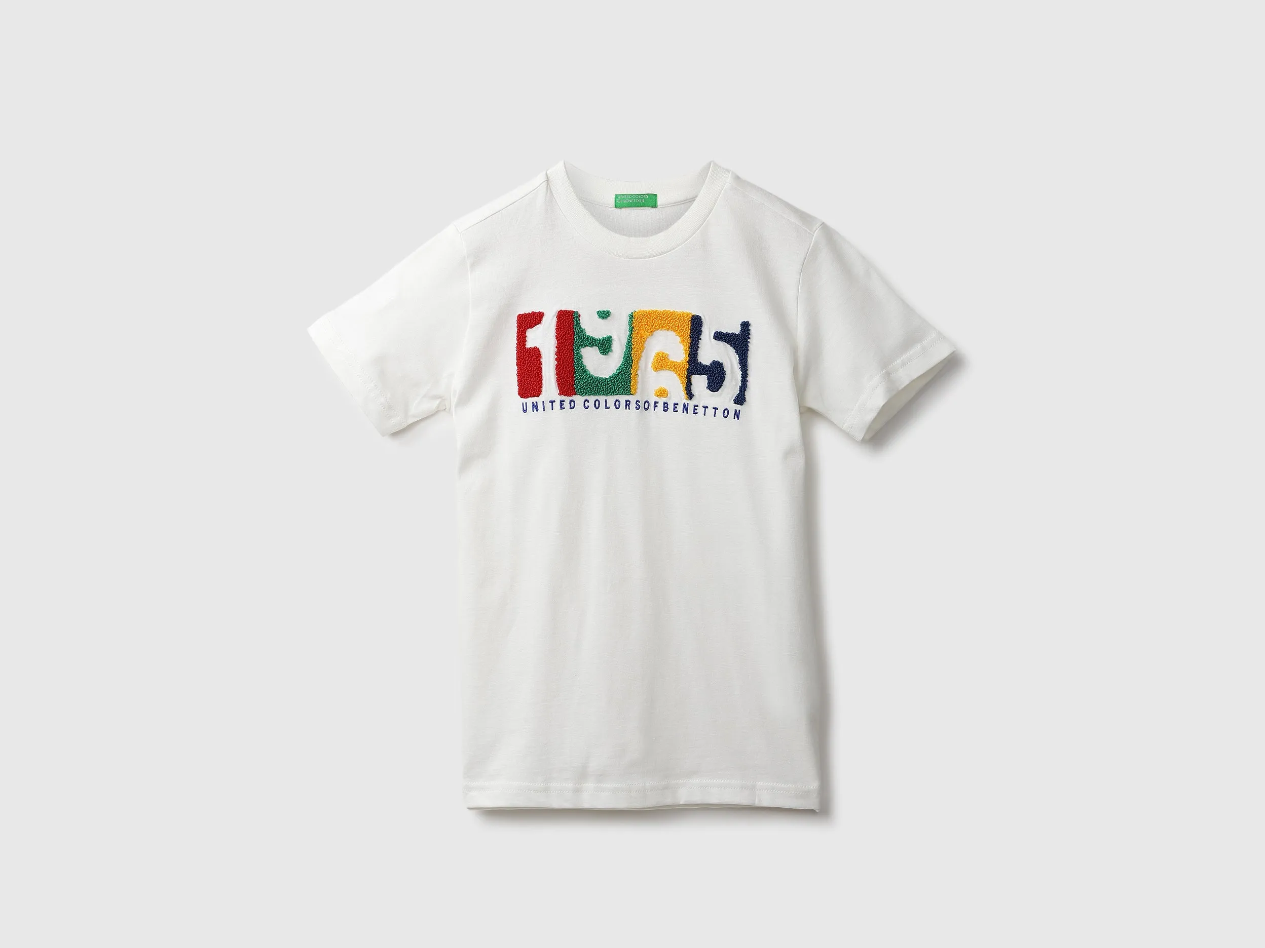 White Embroidered T-Shirt