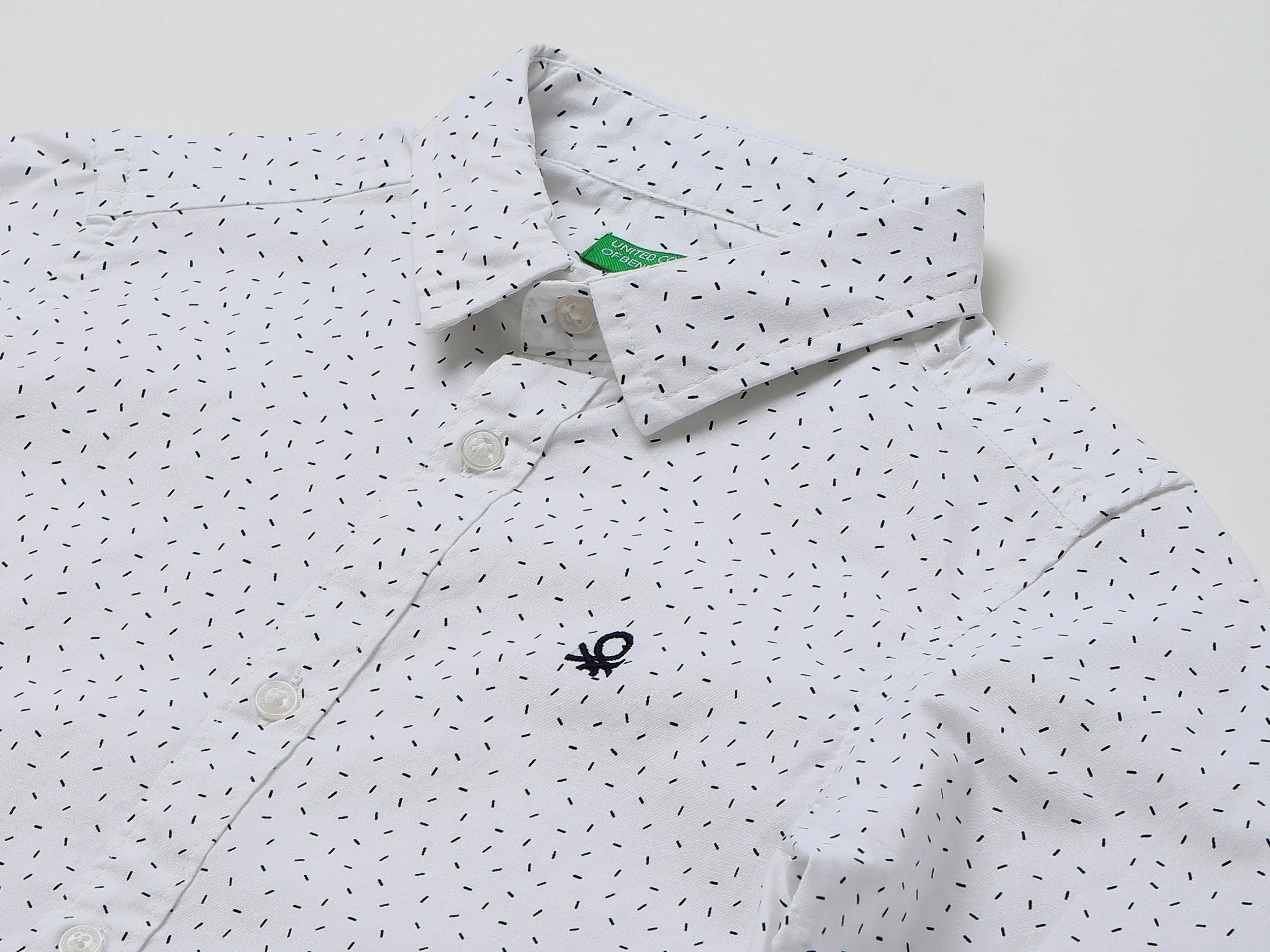 White Printed Shirt