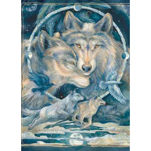 WOLVES FLEECE PANEL-1397