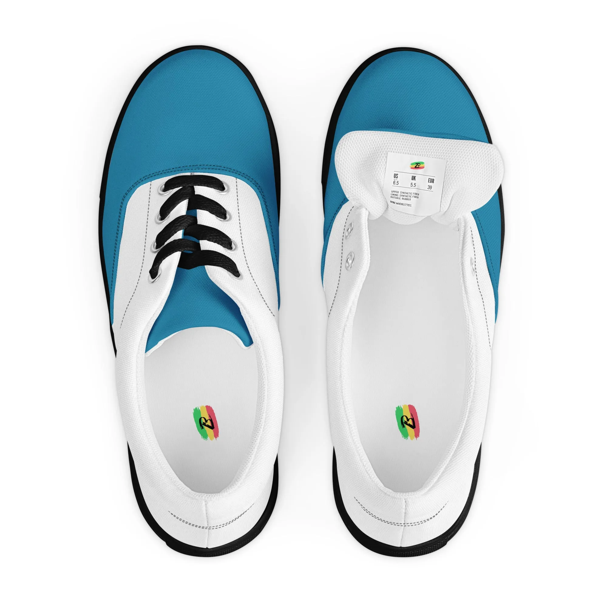 Women’s lace-up canvas shoes