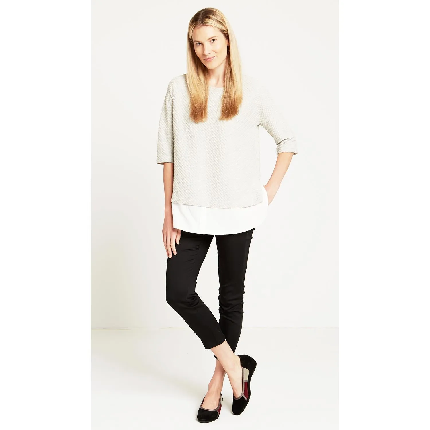 Women's L'Amour Des Pieds Bettyjane Black/Grey/Mulberry Leather/Suede