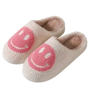 Women's Smiley Plush Home Slippers