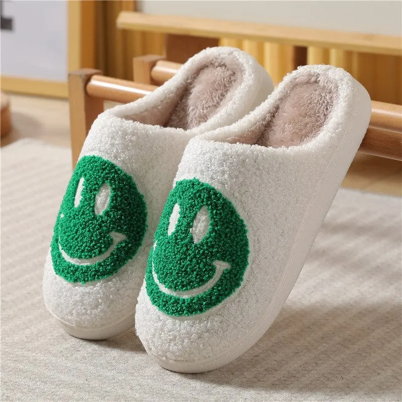 Women's Smiley Plush Home Slippers