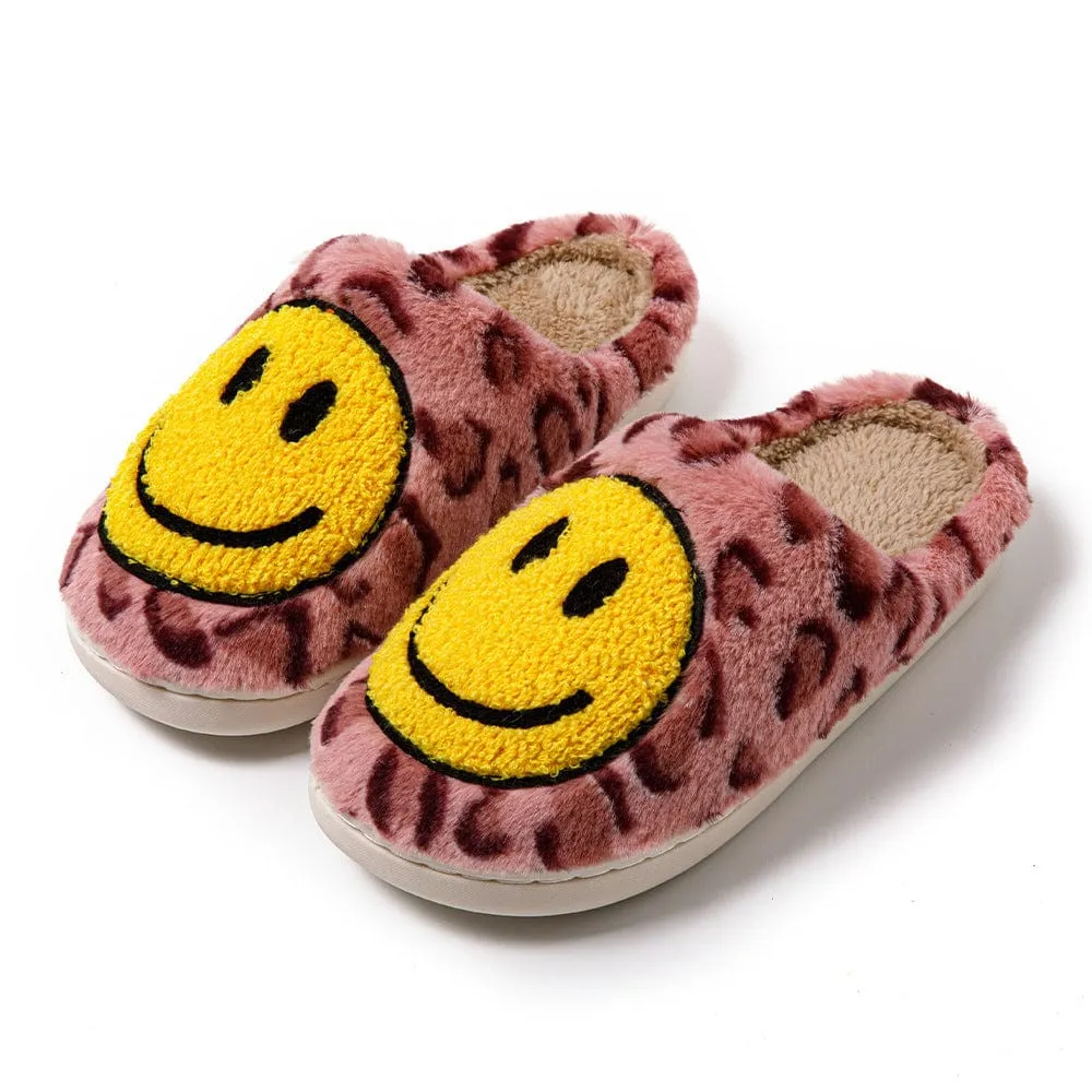 Women's Smiley Plush Home Slippers
